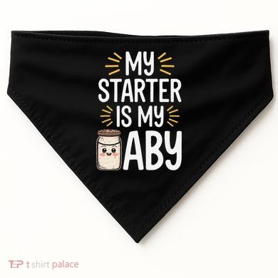 Starter Bread Baking Bakery Sourdough Starter Baker USA-Made Doggie Bandana