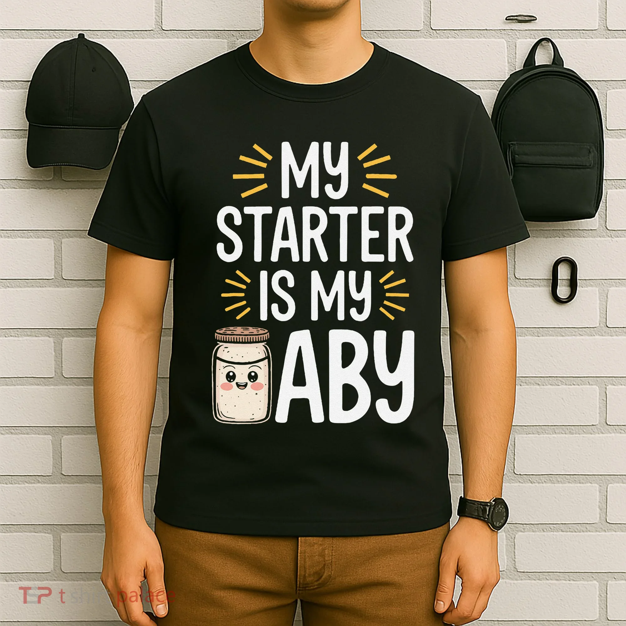 Starter Bread Baking Bakery Sourdough Starter Baker T-Shirt