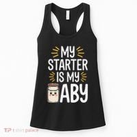 Starter Bread Baking Bakery Sourdough Starter Baker Women's Tank Top thumb 0
