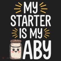 Starter Bread Baking Bakery Sourdough Starter Baker Hat thumb 2