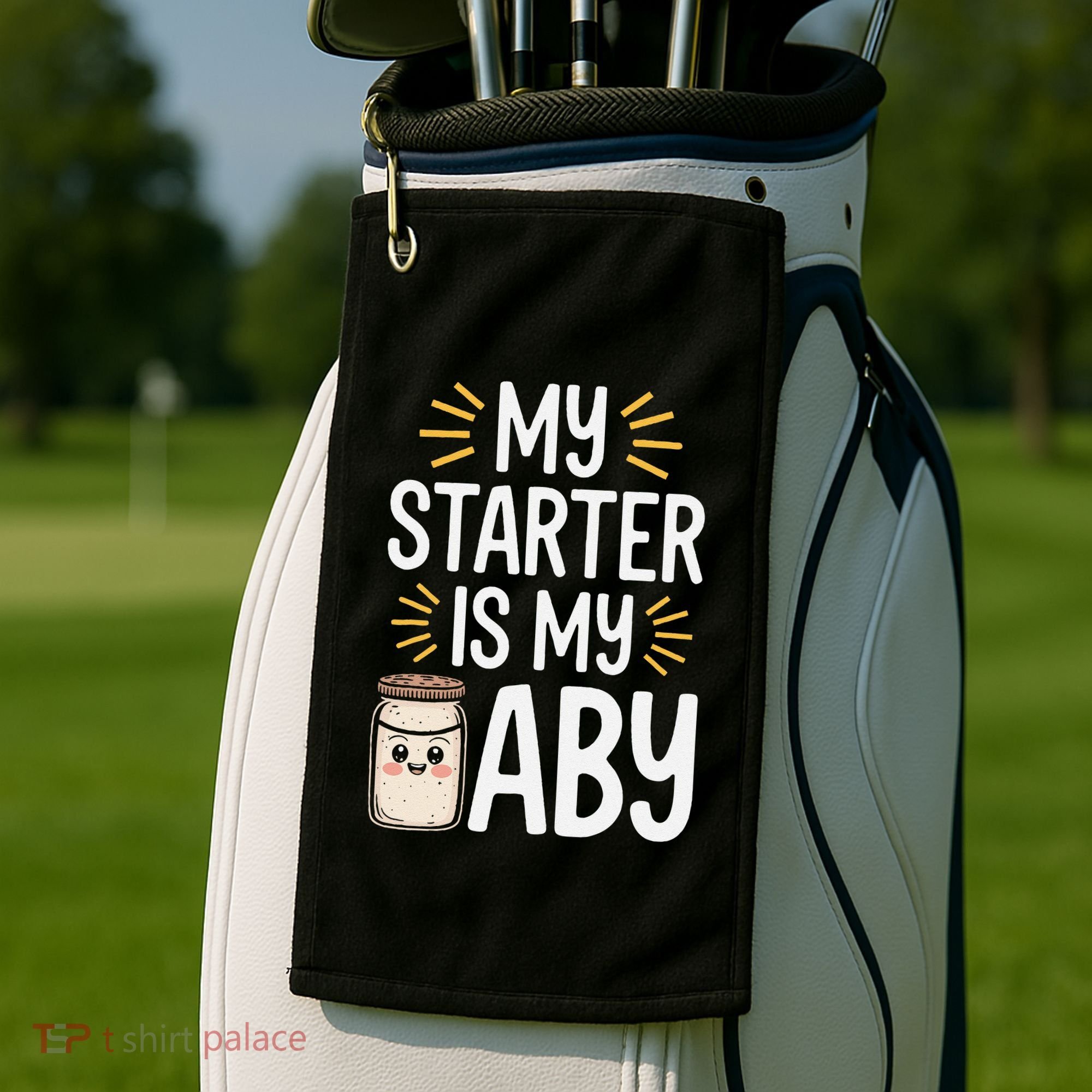 Starter Bread Baking Bakery Sourdough Starter Baker Golf Towel
