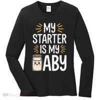 Starter Bread Baking Bakery Sourdough Starter Baker Women's Long Sleeve Shirt thumb 0