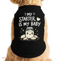 Starter Bread Baking Bakery Sourdough Starter Baker Doggie Tank thumb 0