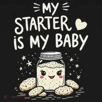 Starter Bread Baking Bakery Sourdough Starter Baker Doggie Tank thumb 4
