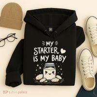 Starter Bread Baking Bakery Sourdough Starter Baker Hoodie thumb 4
