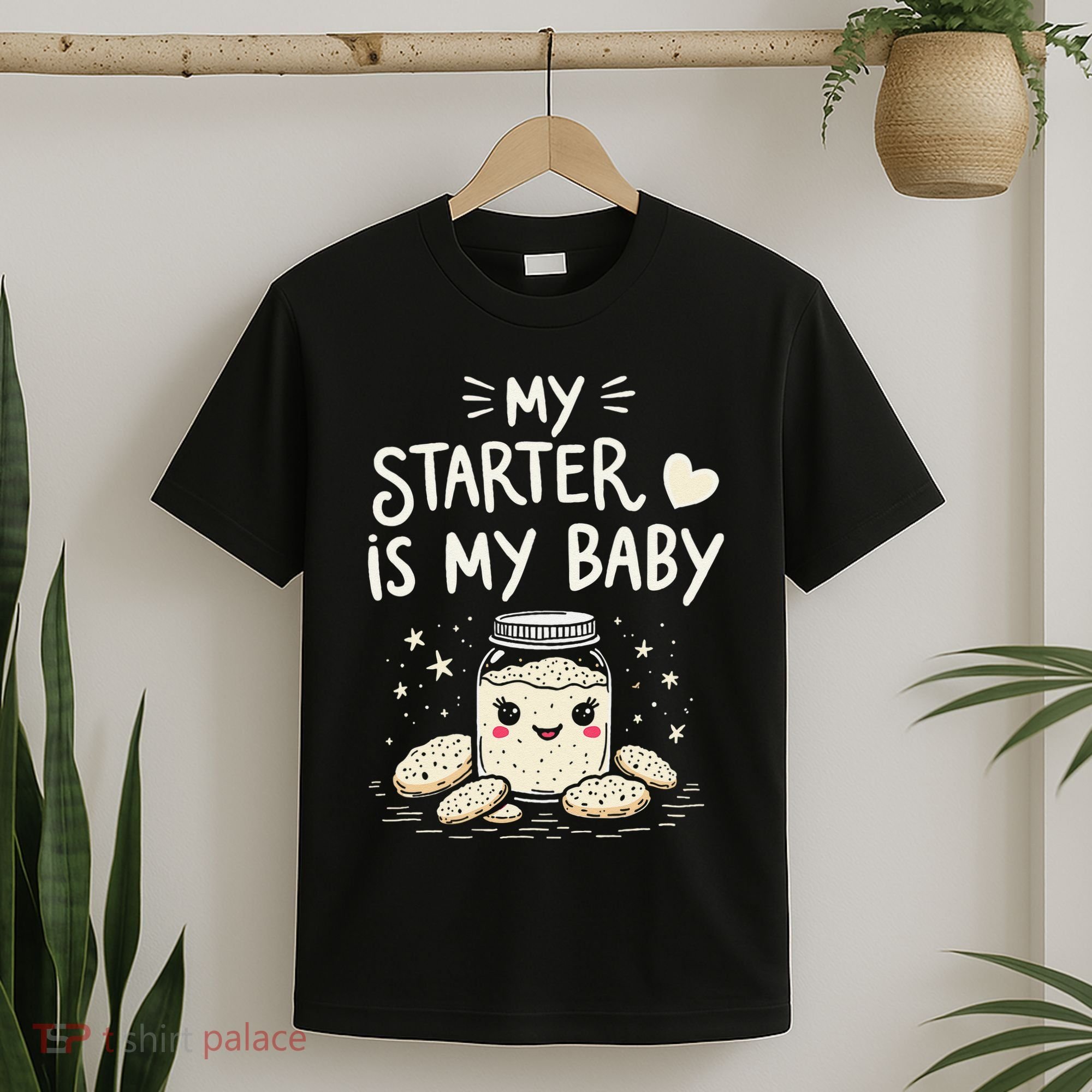Starter Bread Baking Bakery Sourdough Starter Baker T-Shirt