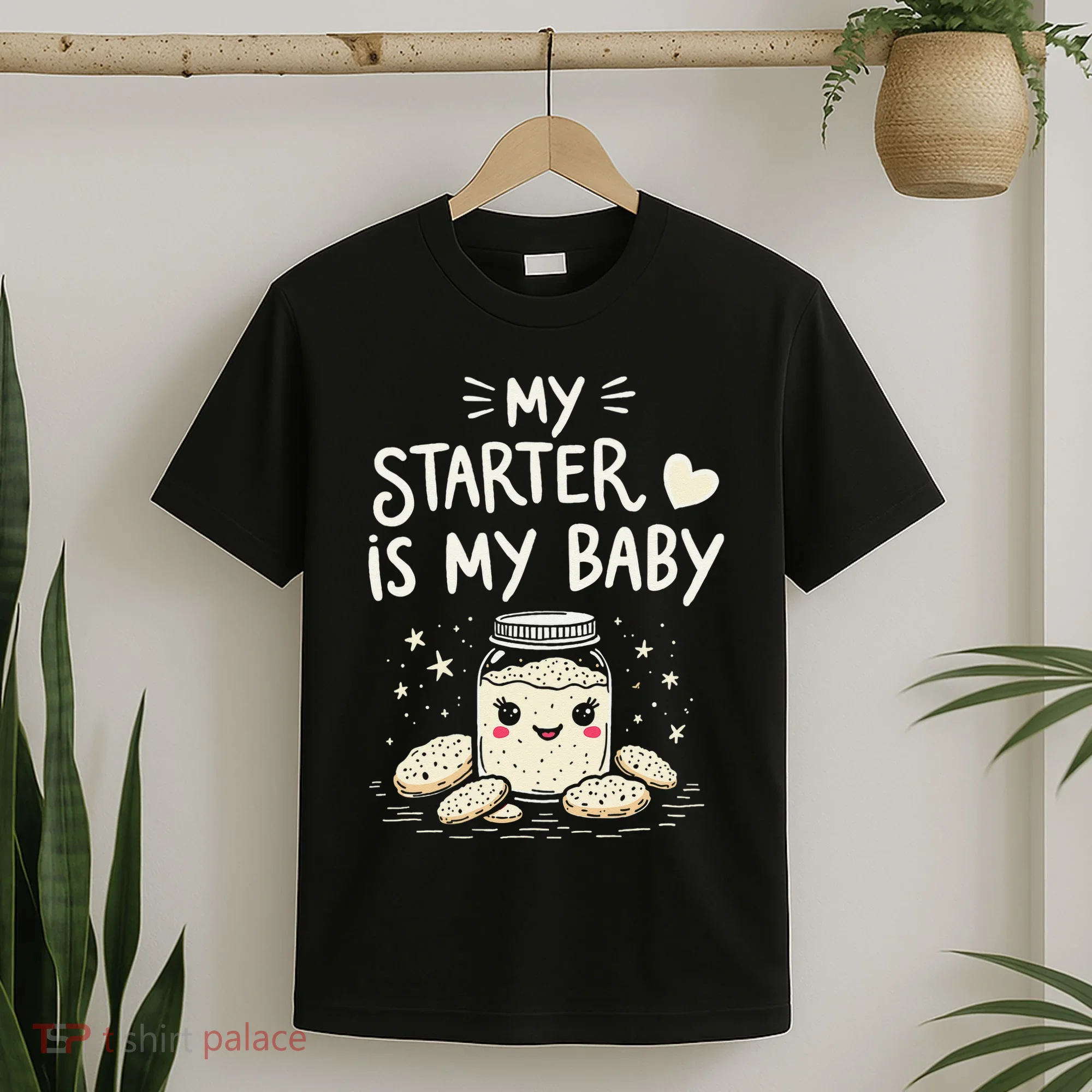 Starter Bread Baking Bakery Sourdough Starter Baker T-Shirt