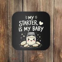 Starter Bread Baking Bakery Sourdough Starter Baker Coaster thumb 0