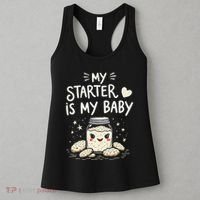 Starter Bread Baking Bakery Sourdough Starter Baker Women's Tank Top thumb 3