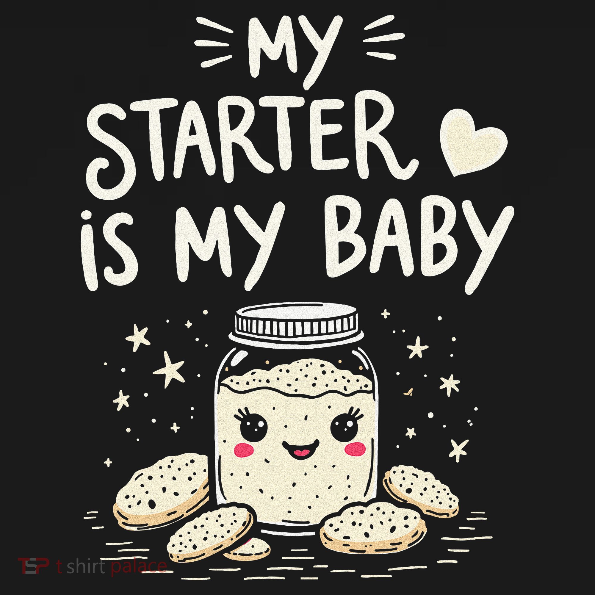 Starter Bread Baking Bakery Sourdough Starter Baker Toddler Hoodie