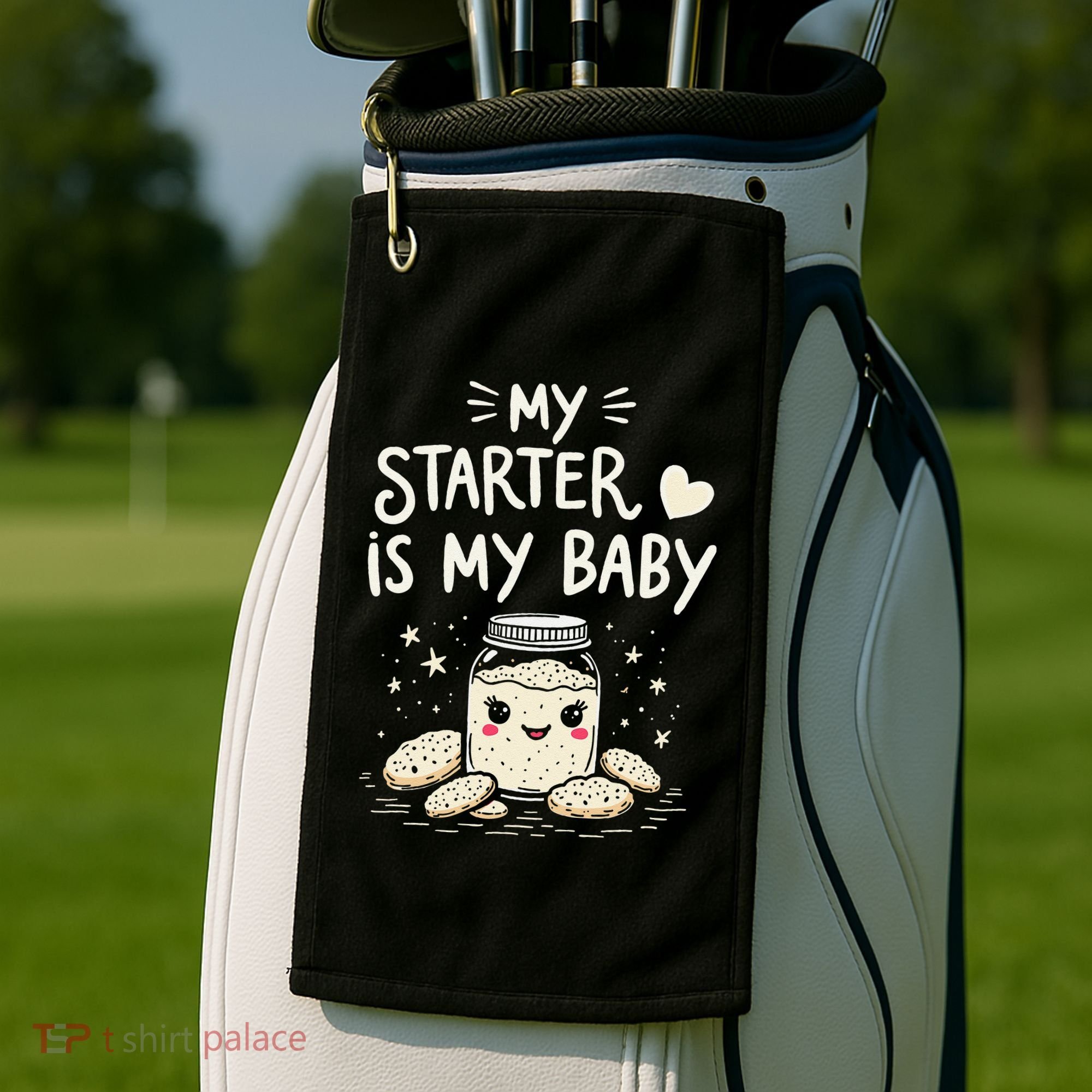 Starter Bread Baking Bakery Sourdough Starter Baker Golf Towel