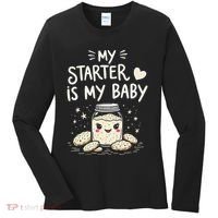 Starter Bread Baking Bakery Sourdough Starter Baker Women's Long Sleeve Shirt thumb 0