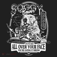 Soggy Beaver Bbq Funny Women's Sweatshirt thumb 2