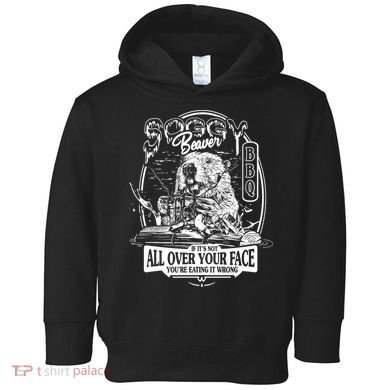 Soggy Beaver Bbq Funny Toddler Hoodie
