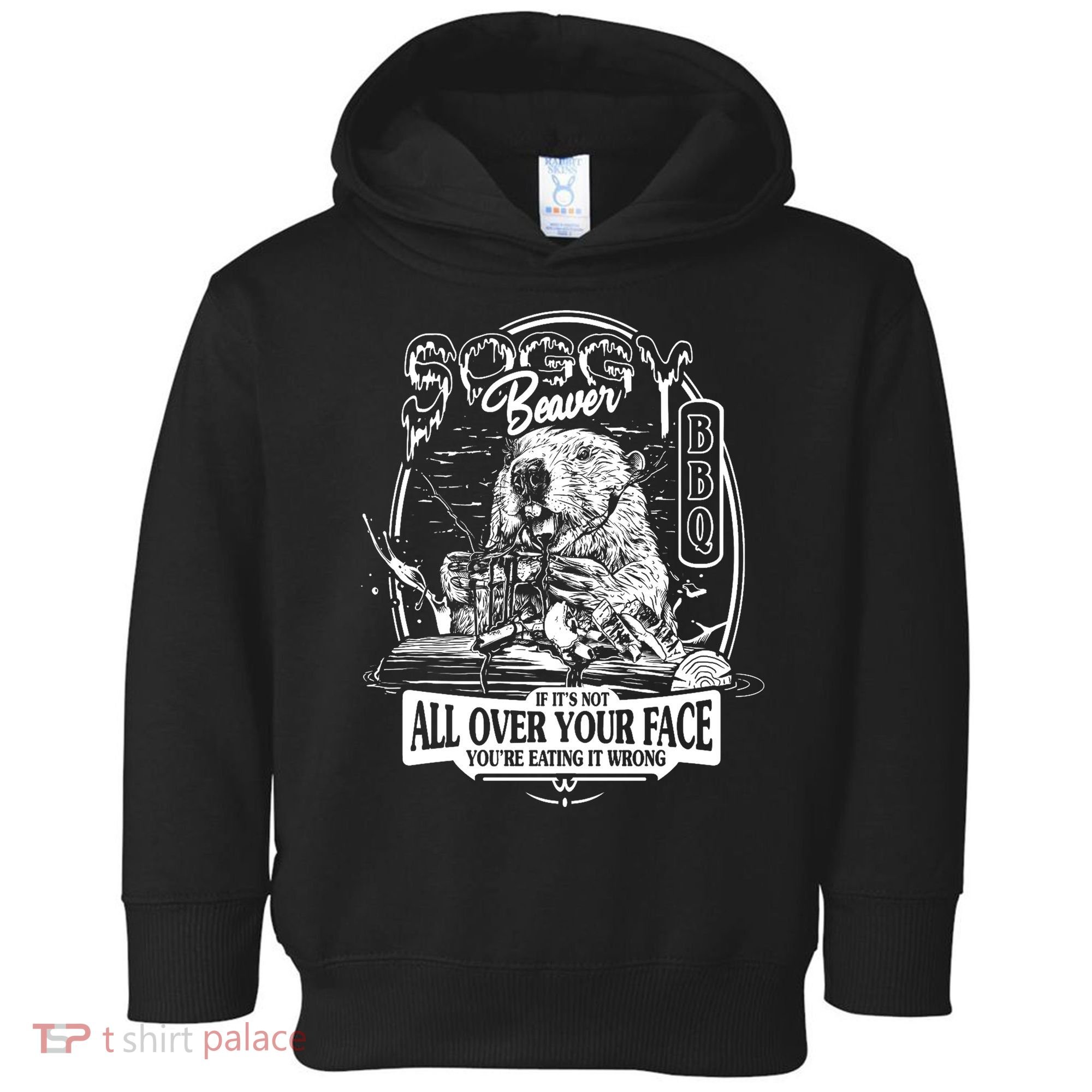 Soggy Beaver Bbq Funny Toddler Hoodie