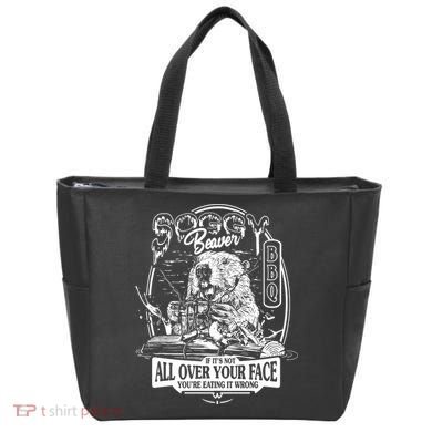 Soggy Beaver Bbq Funny Tote Bag