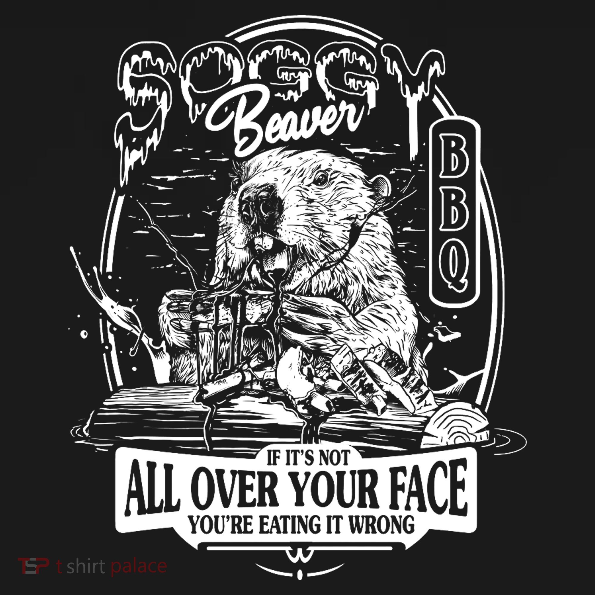 Soggy Beaver Bbq Funny Tote Bag