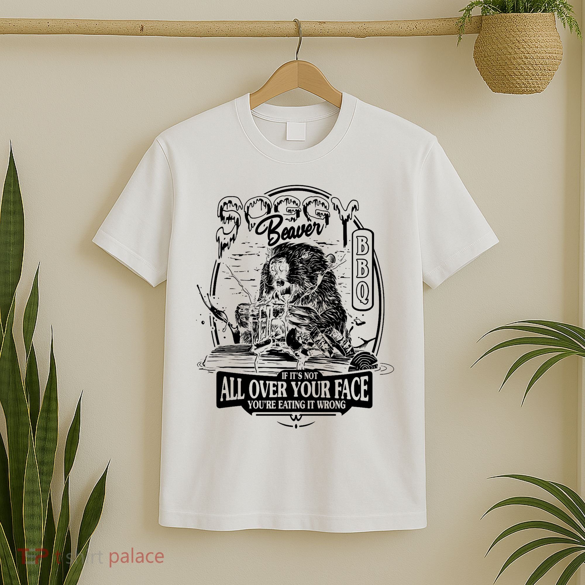 Soggy Beaver Bbq Funny T-Shirt