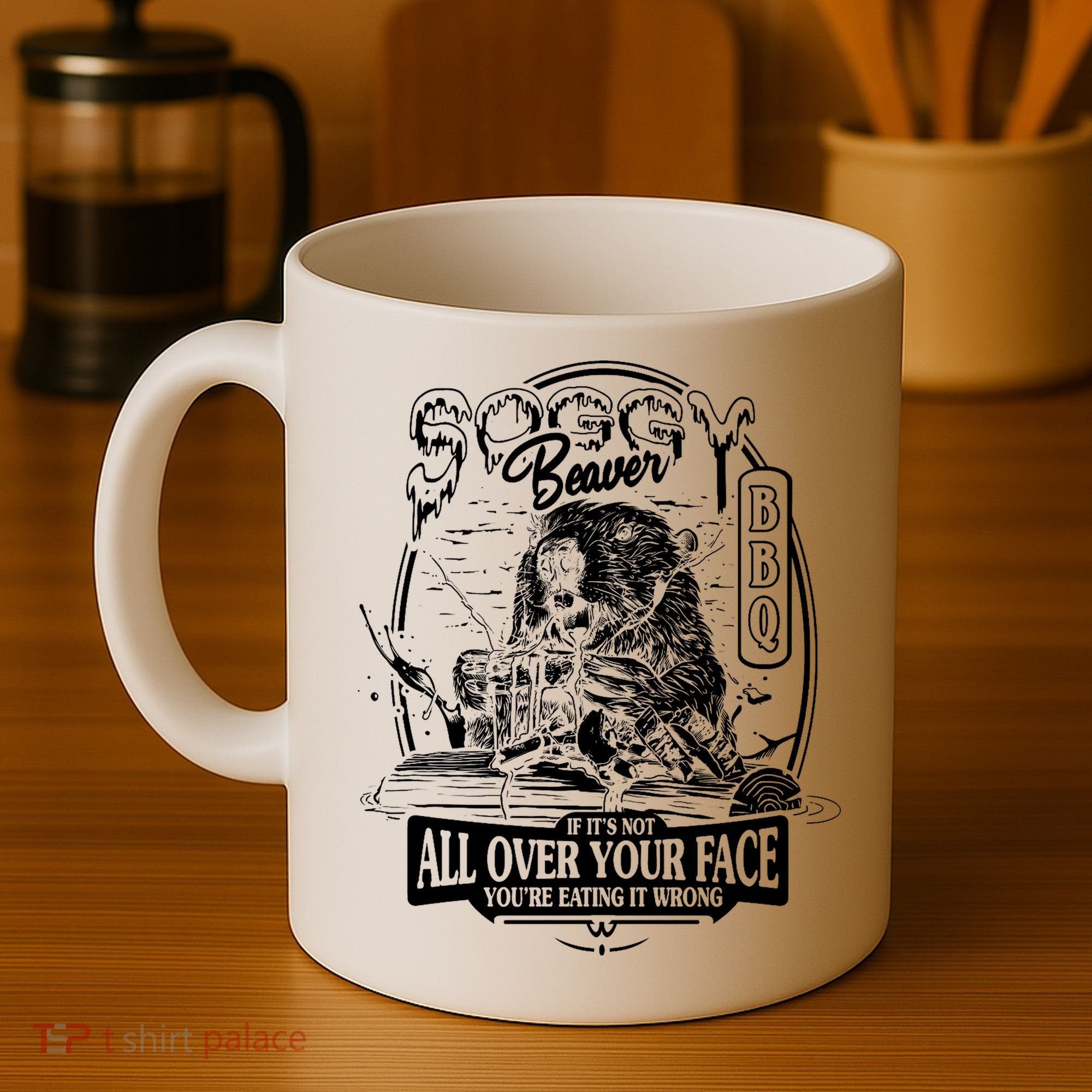 Soggy Beaver Bbq Funny Coffee Mug