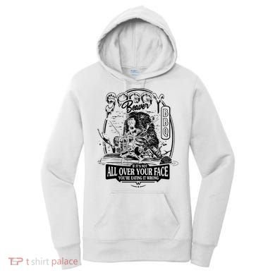 Soggy Beaver Bbq Funny Women's Hoodie