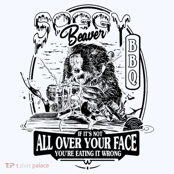 Soggy Beaver Bbq Funny Women's Hoodie
