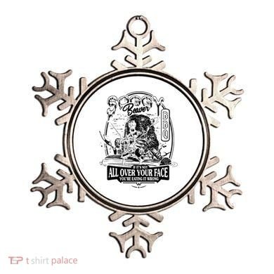 Soggy Beaver Bbq Funny Ornament