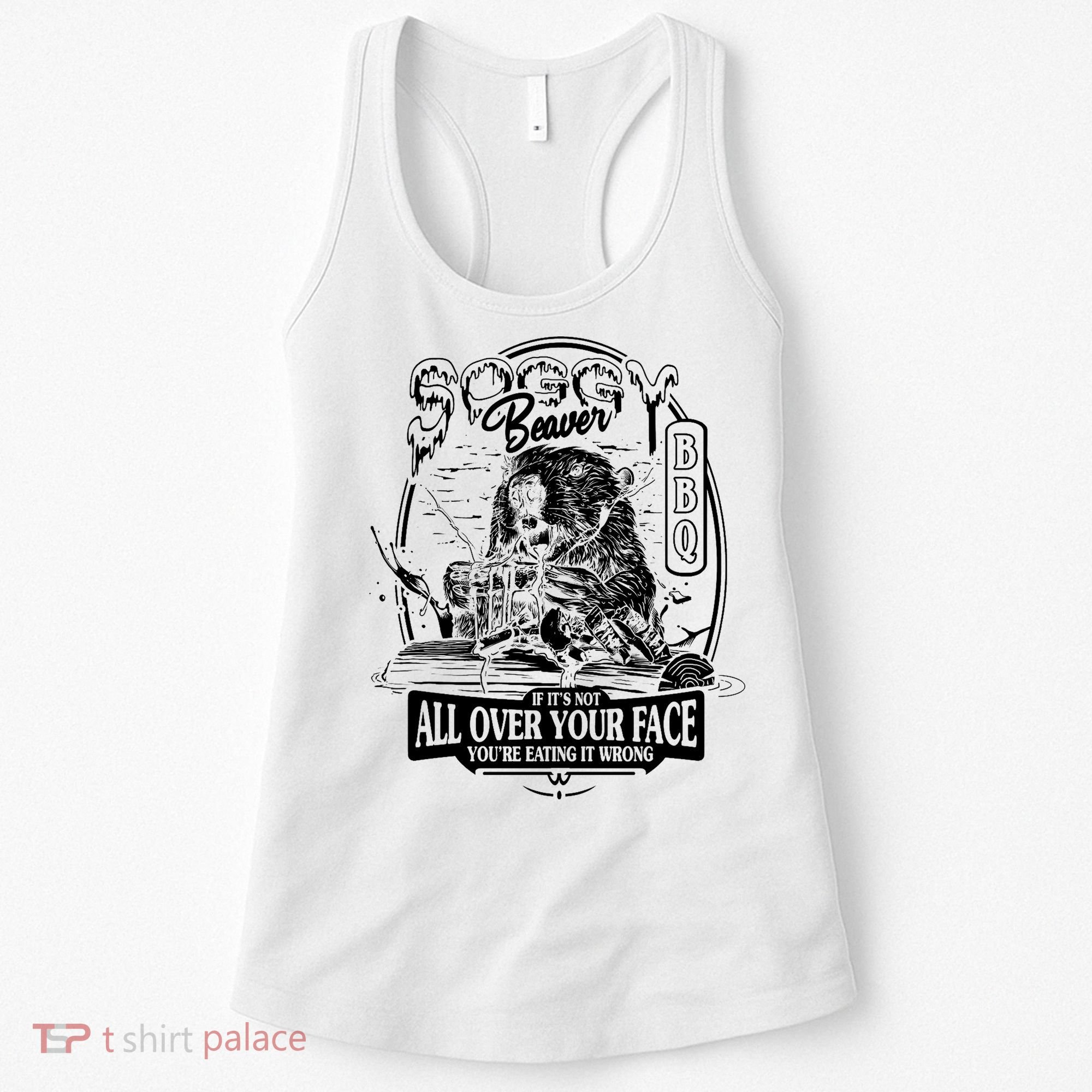 Soggy Beaver Bbq Funny Women's Tank Top
