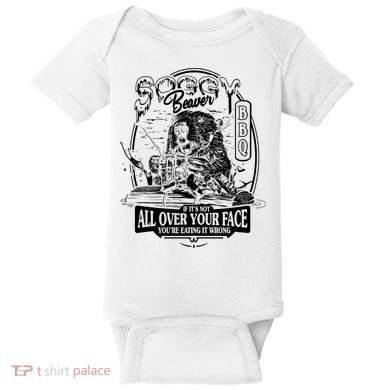 Soggy Beaver Bbq Funny Baby Bodysuit