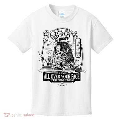 Soggy Beaver Bbq Funny Kids T-Shirt