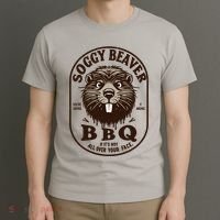 Soggy Beaver Bbq If ItS Not All Over Your Face T-Shirt thumb 3