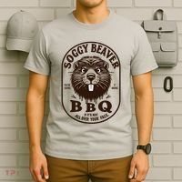 Soggy Beaver Bbq If ItS Not All Over Your Face T-Shirt thumb 6