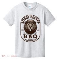 Soggy Beaver Bbq If ItS Not All Over Your Face Kids T-Shirt thumb 0