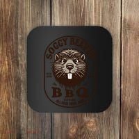 Soggy Beaver Bbq If ItS Not All Over Your Face Coaster thumb 0