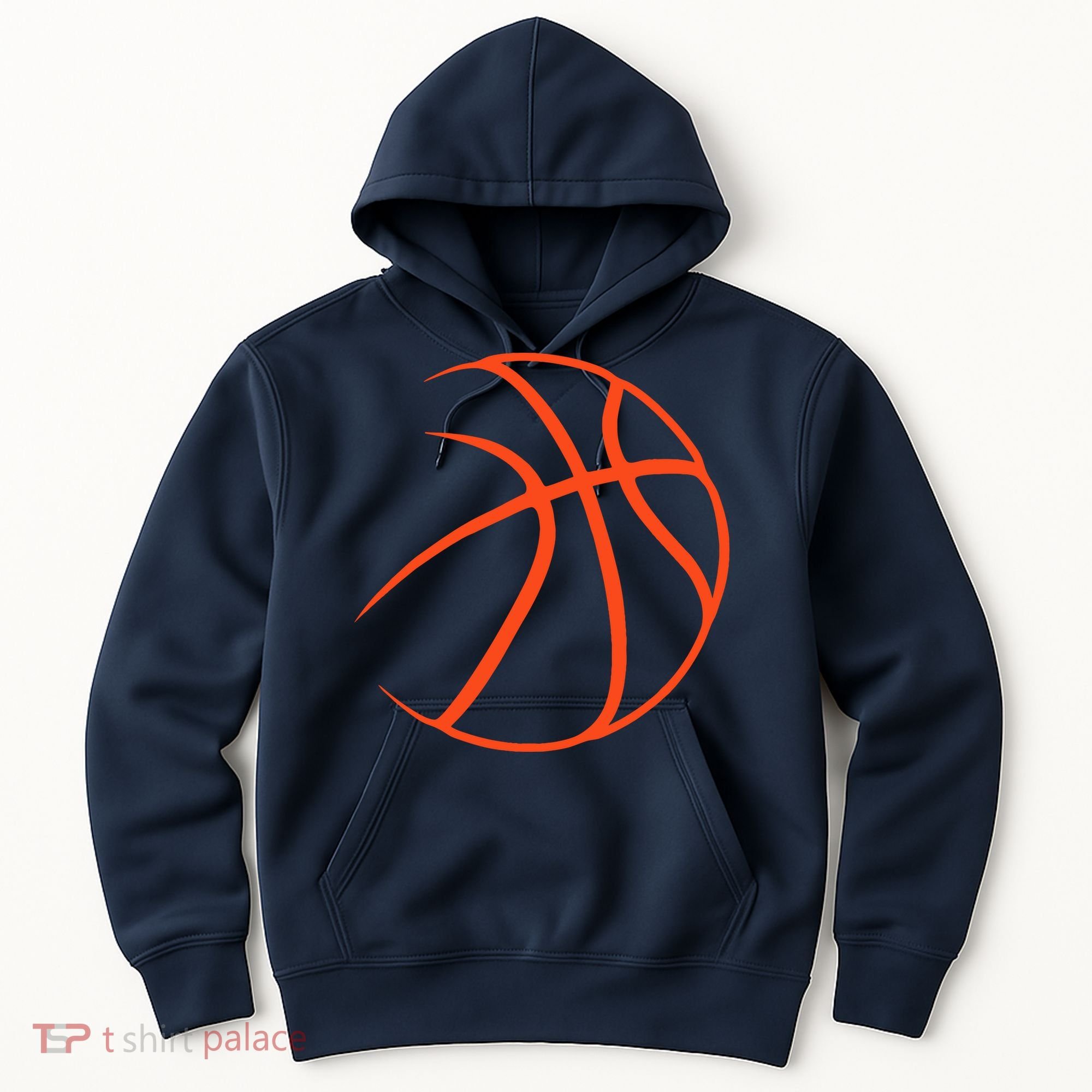 Silhouette Ball Basketball Player Sports Lover Hoop Hoodie