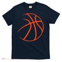 Silhouette Ball Basketball Player Sports Lover Hoop T-Shirt thumb 0