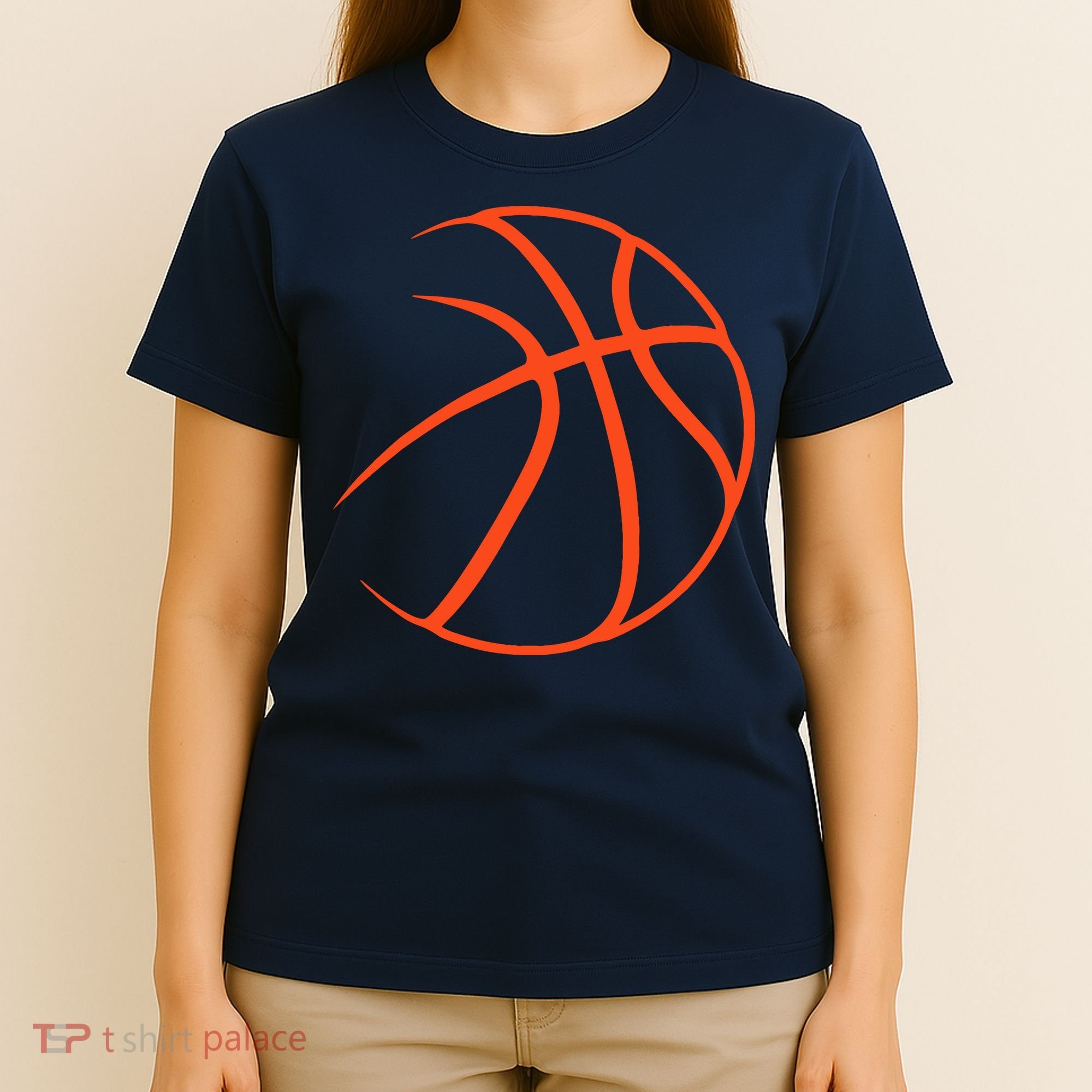 Silhouette Ball Basketball Player Sports Lover Hoop T-Shirt