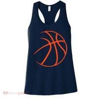 Silhouette Ball Basketball Player Sports Lover Hoop Women's Tank Top thumb 0
