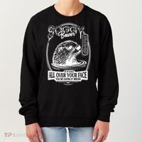 Soggy Beaver Bbq If ItS Not All Over Your Face Funny Beaver Women's Sweatshirt thumb 0