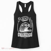 Soggy Beaver Bbq If ItS Not All Over Your Face Funny Beaver Women's Tank Top thumb 0