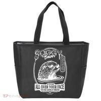 Soggy Beaver Bbq If ItS Not All Over Your Face Funny Beaver Tote Bag thumb 0