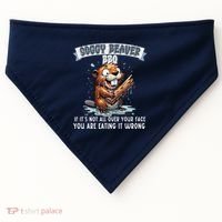 Soggy Beaver Bbq If ItS Not All Over Your Face USA-Made Doggie Bandana thumb 0