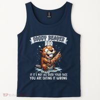 Soggy Beaver Bbq If ItS Not All Over Your Face Tank Top thumb 2