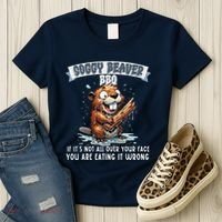 Soggy Beaver Bbq If ItS Not All Over Your Face Women's T-Shirt thumb 3