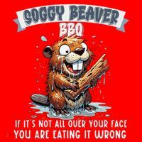 Soggy Beaver Bbq If ItS Not All Over Your Face Santa Hat thumb 1