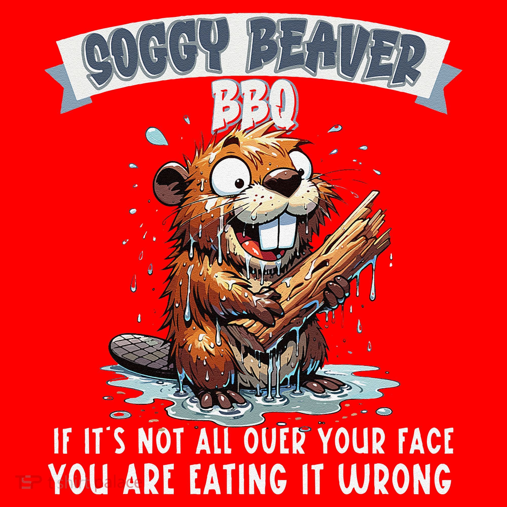 Soggy Beaver Bbq If ItS Not All Over Your Face Santa Hat