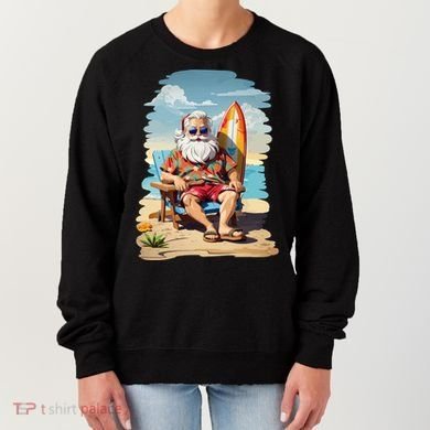 Santa Beach Bum Women's Sweatshirt