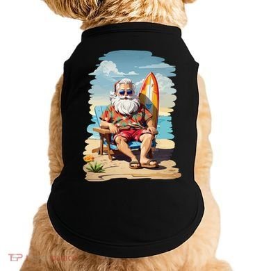 Santa Beach Bum Doggie Tank