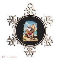 Santa Beach Bum Ornament thumb 0