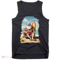 Santa Beach Bum Tank Top thumb 0