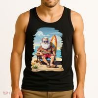 Santa Beach Bum Tank Top thumb 3